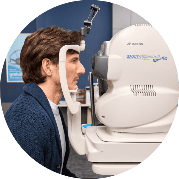 Adult eye exam