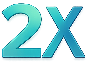 2X