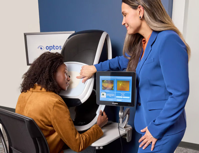 Optomap ultra-wide retinal imaging